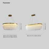 LED Deckenleuchte Wohnzimmer dimmbar leichte nordische Kristallluxus - Clowas.de