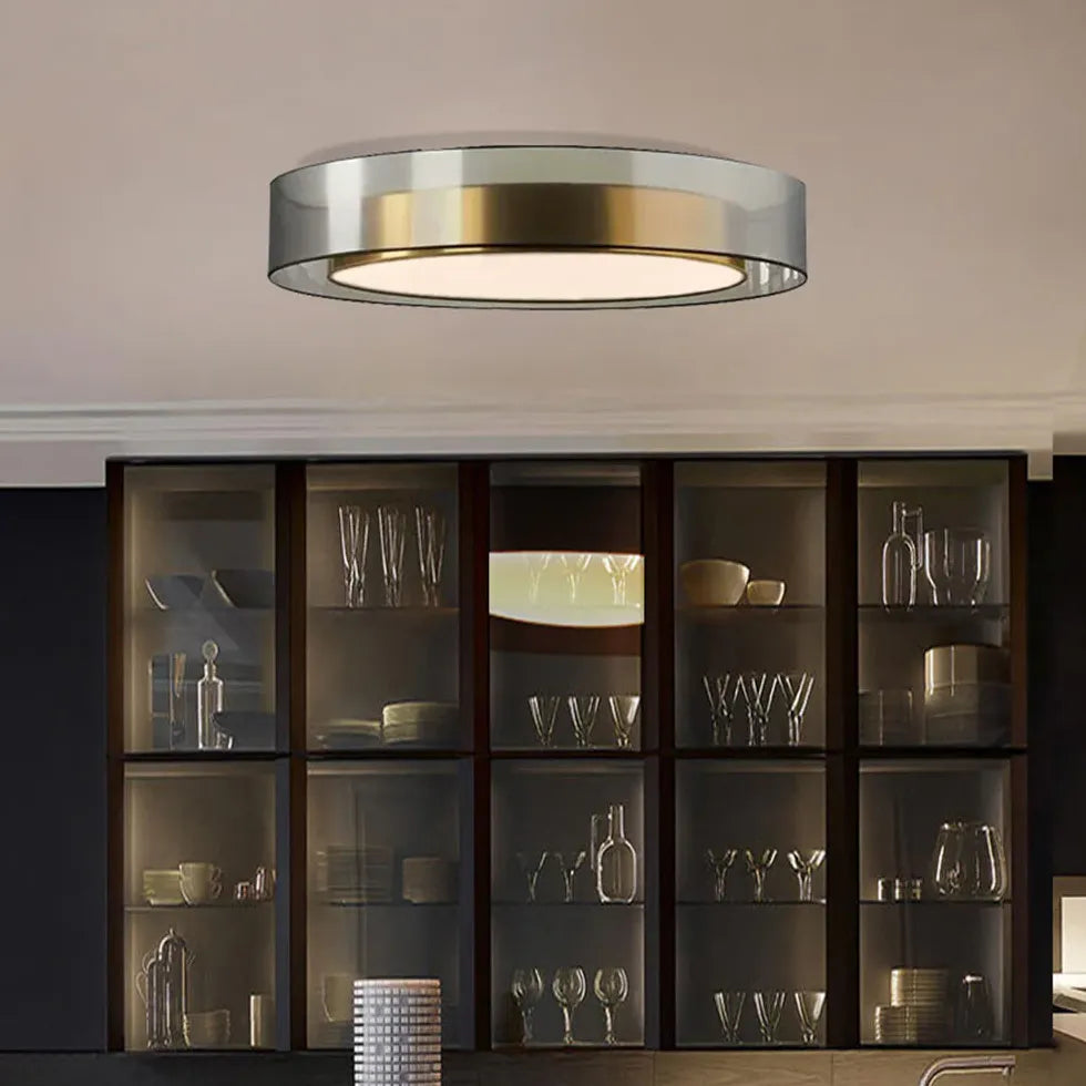 LED Deckenleuchte Wohnzimmer modern dimmbar runde Form - Clowas.de