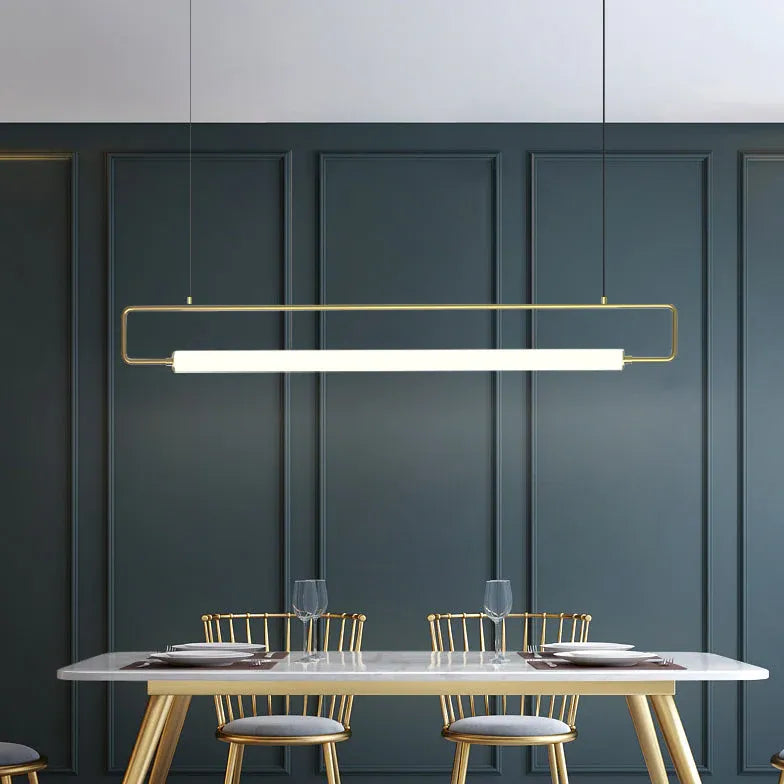 LED Hängelampe Esstisch Nordisch Minimalistisch Linien Design - Clowas.de