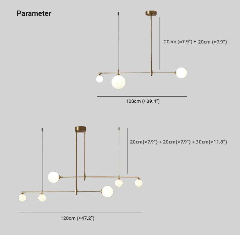 LED Linear Pendelleuchte Nordic Moderne Einfachheit - Clowas.de