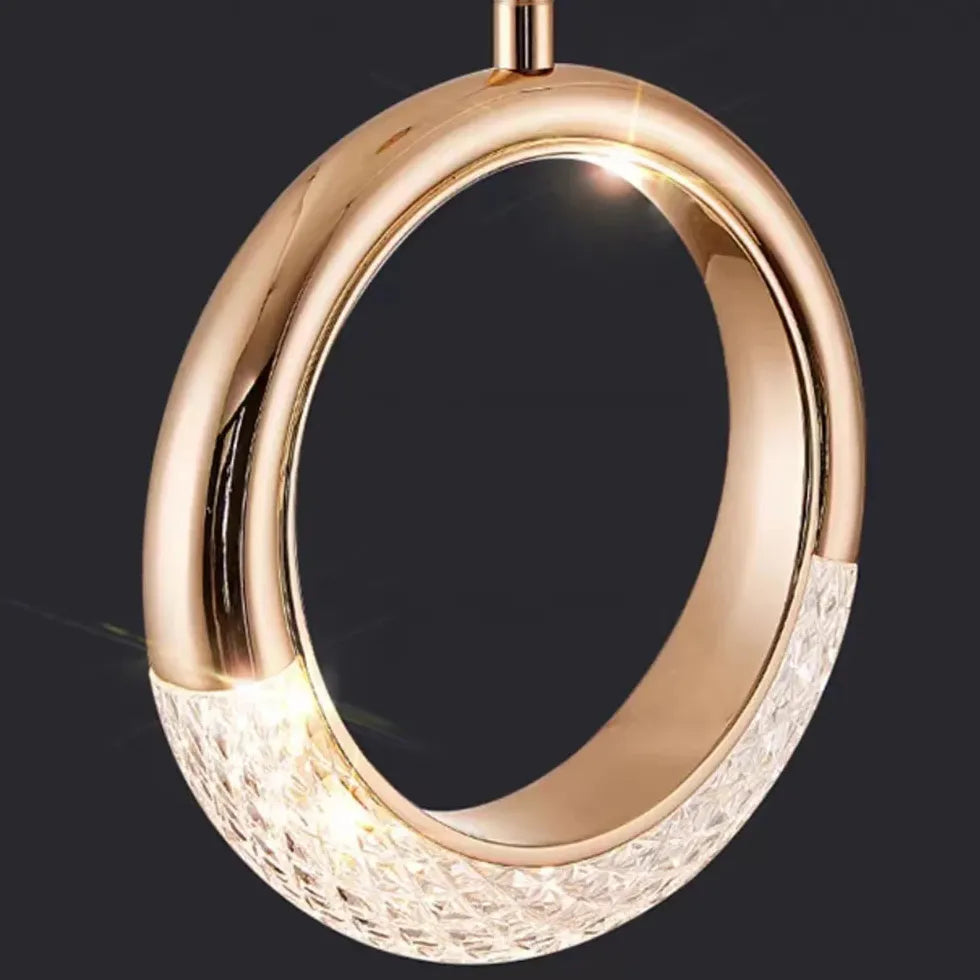 LED Pendelleuchten Rund Nordisch Kristall Leicht Luxus - Clowas.de