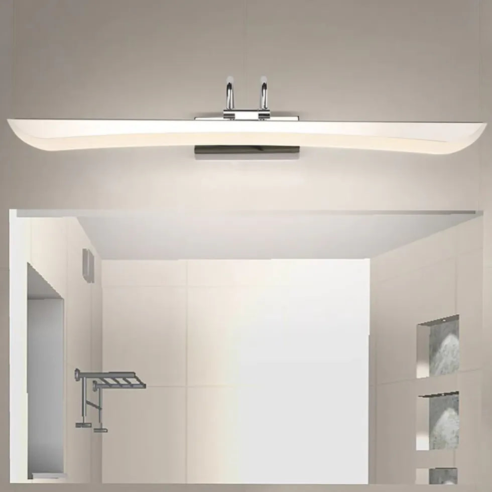 LED Wandleuchte flach in silbernem modernen Design - Clowas.de