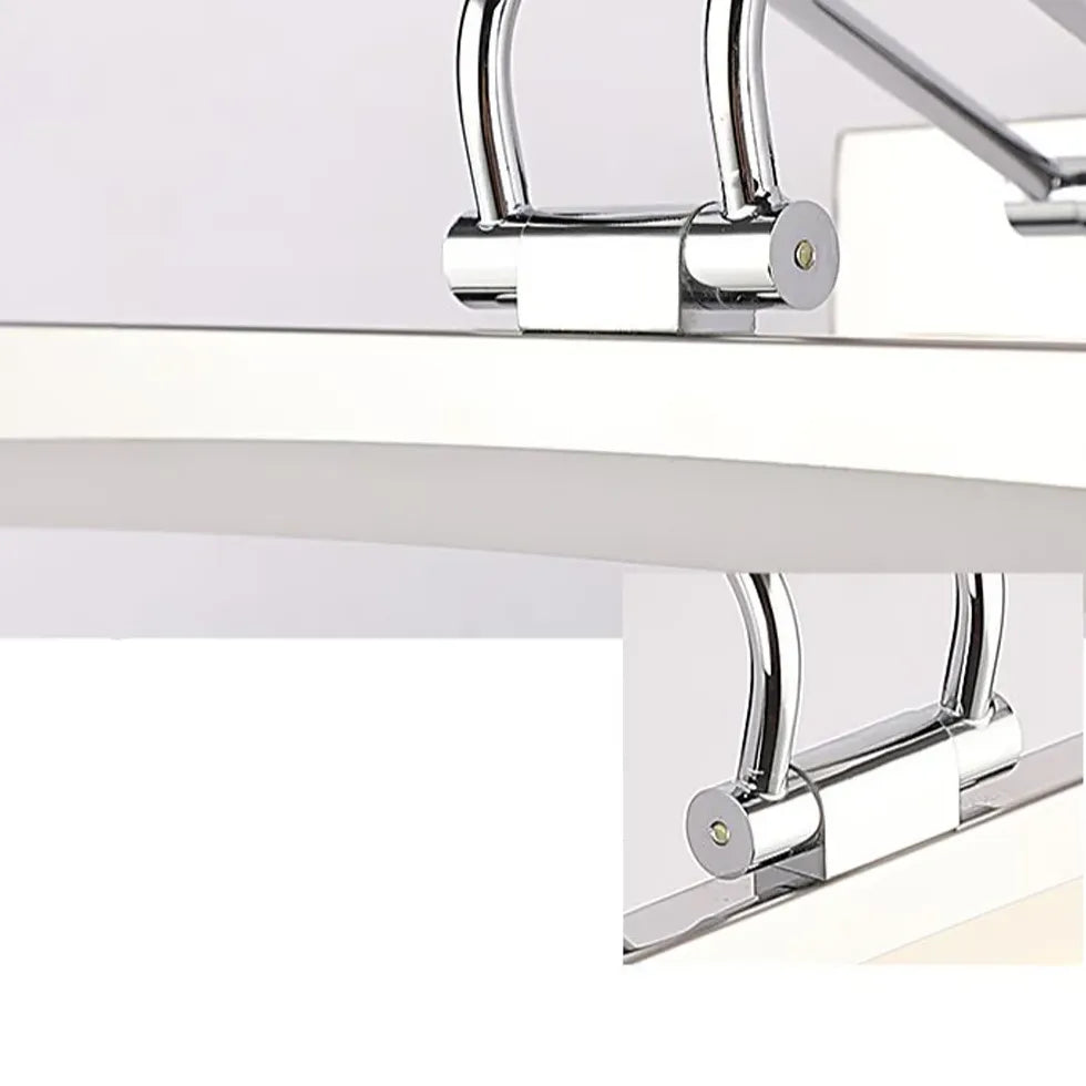 LED Wandleuchte flach in silbernem modernen Design - Clowas.de