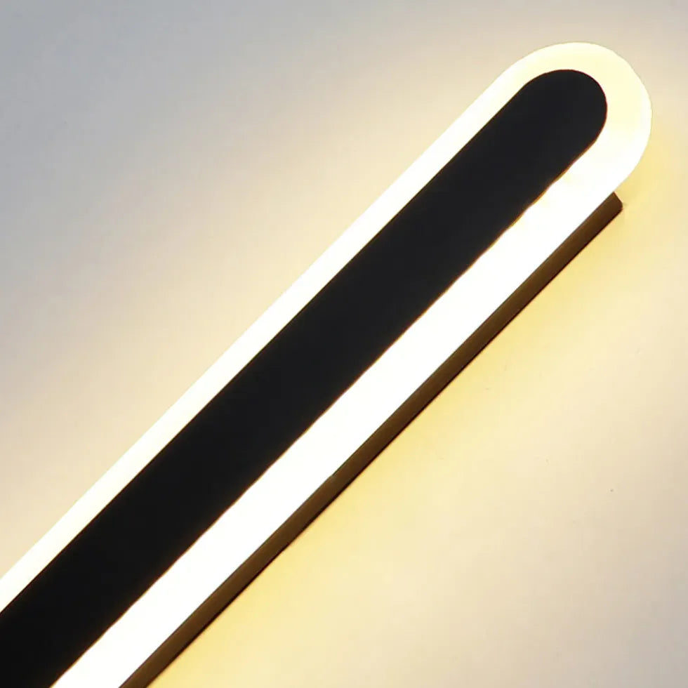LED Wandleuchte innen schwarz Outdoor wasserdicht minimalistisch - Clowas.de