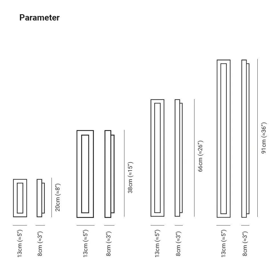 LED Wandleuchte quadratisch moderne schwarze Außenbeleuchtung - Clowas.de