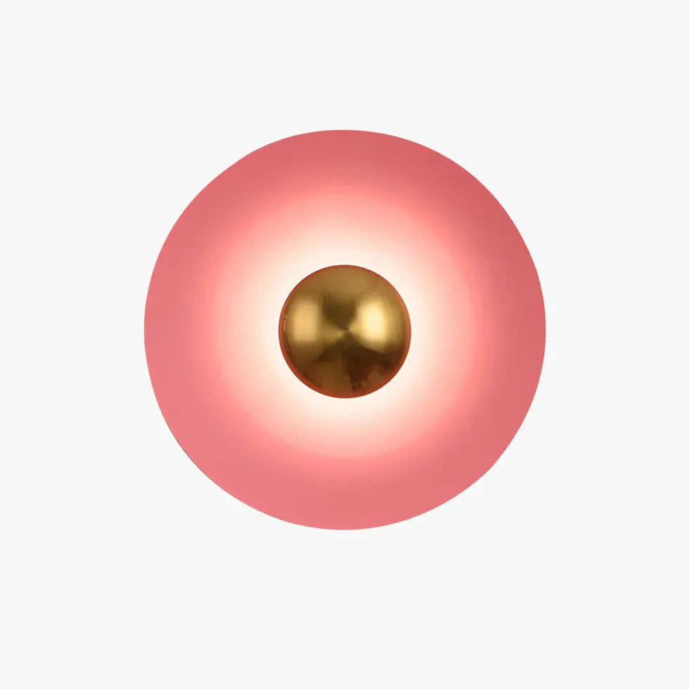 LED Wandleuchte Weiß Moderne Runde Formgestaltung - Clowas.de