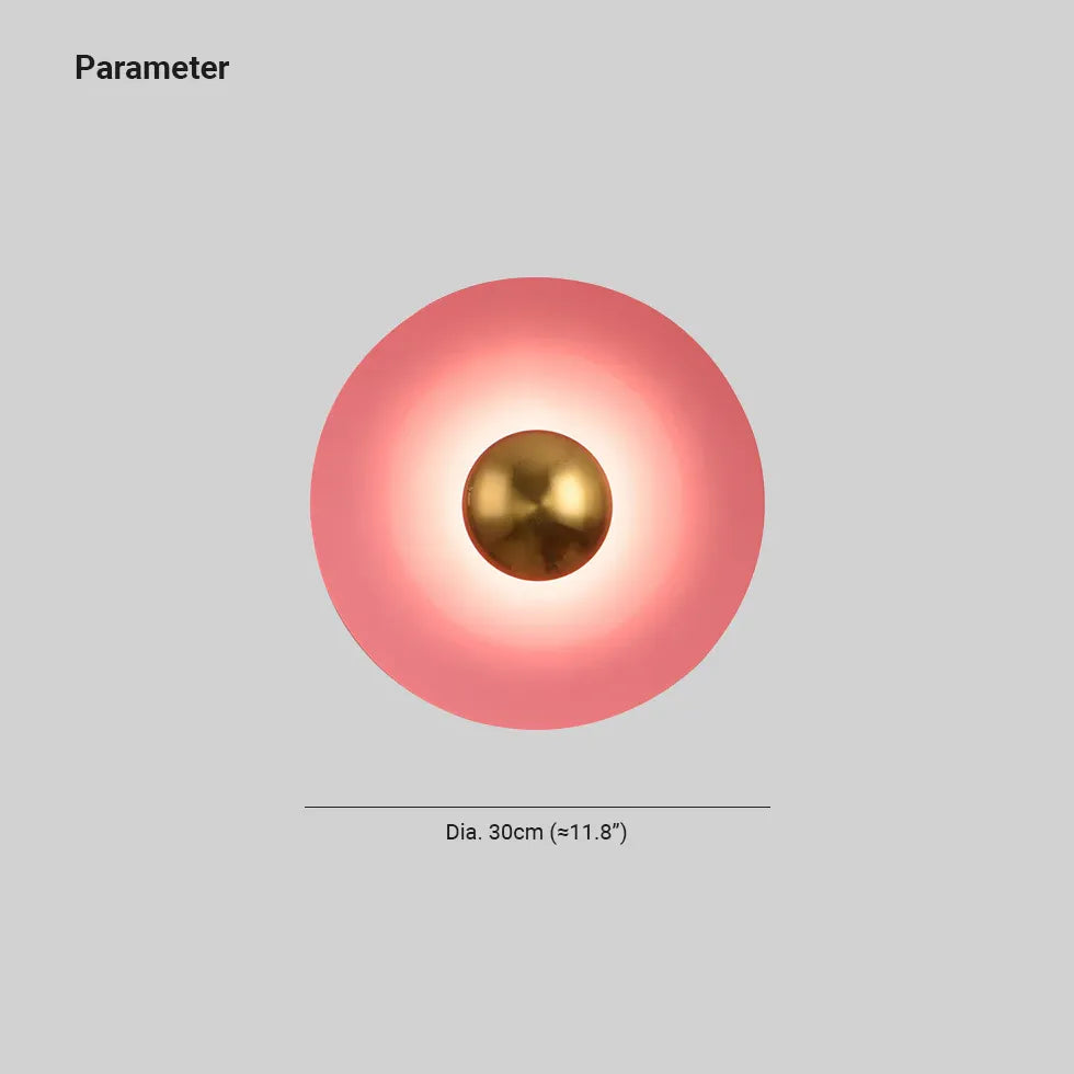 LED Wandleuchte Weiß Moderne Runde Formgestaltung - Clowas.de