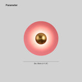 LED Wandleuchte Weiß Moderne Runde Formgestaltung - Clowas.de