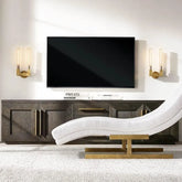 LED Wandleuchte Wohnzimmer moderne minimalistische Doppelstange - Clowas.de