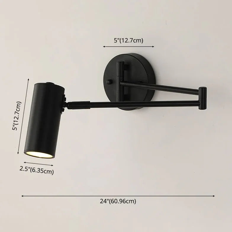 Leselampe Schwarz modern faltbar minimalistisches Design - Clowas.de