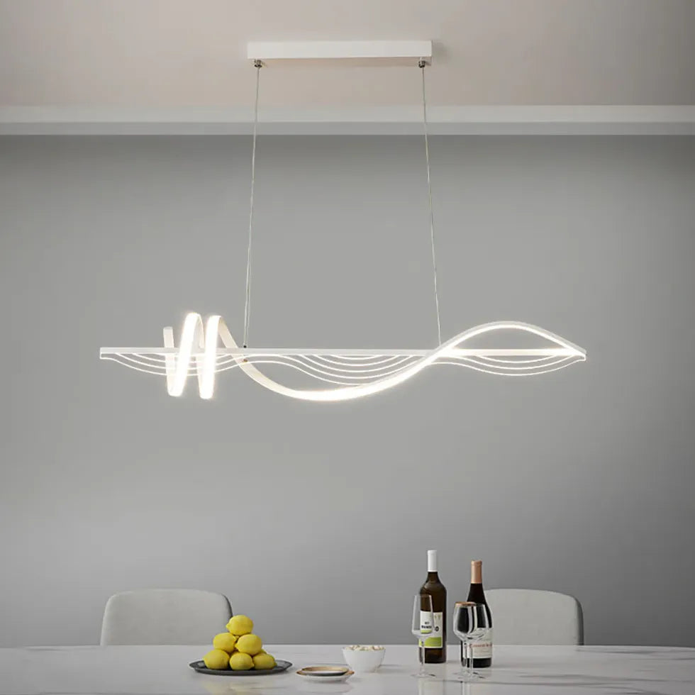Linear Pendelleuchte nordisch schlicht moderne Esszimmer - Clowas.de