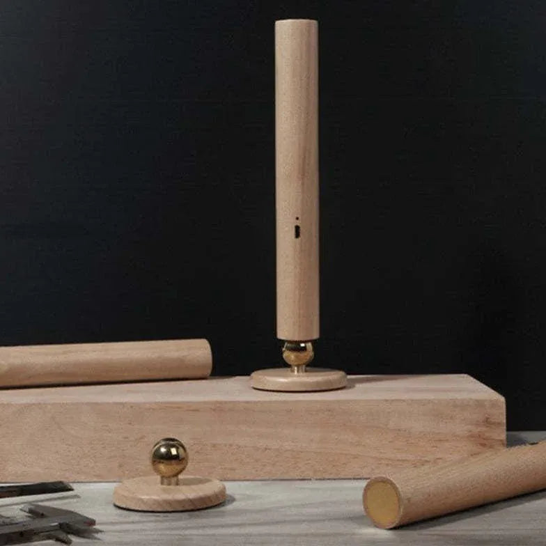 Linear Wandleuchte moderne Holzoptik minimalistisch elegant - Clowas.de