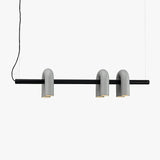 Lineare Pendelleuchte Schwarz modernes und minimalistisches Design - Clowas.de