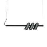 Lineare Pendelleuchte Schwarz modernes und minimalistisches Design - Clowas.de
