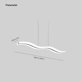 Hängelampe Esszimmer LED Nordisch Modern Wellenform - Clowas.de