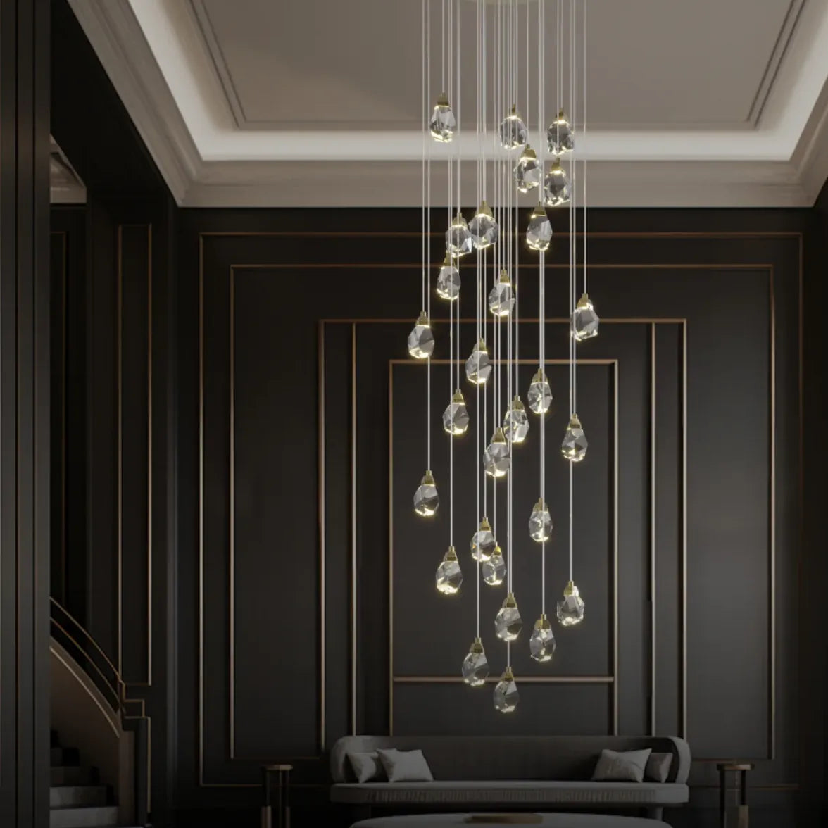 kristall kronleuchter modern nordisch schlicht zeitlos - Clowas.de