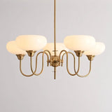 Deckenleuchte Messing Gold mit Bauhaus-Design und Glas - Clowas.de