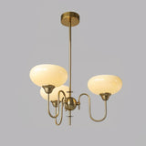Deckenleuchte Messing Gold mit Bauhaus-Design und Glas - Clowas.de
