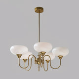 Deckenleuchte Messing Gold mit Bauhaus-Design und Glas - Clowas.de