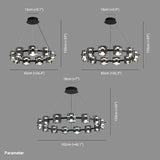 Metall Kronleuchter aus Vollkupfer nordisches Luxus Glas - Clowas.de
