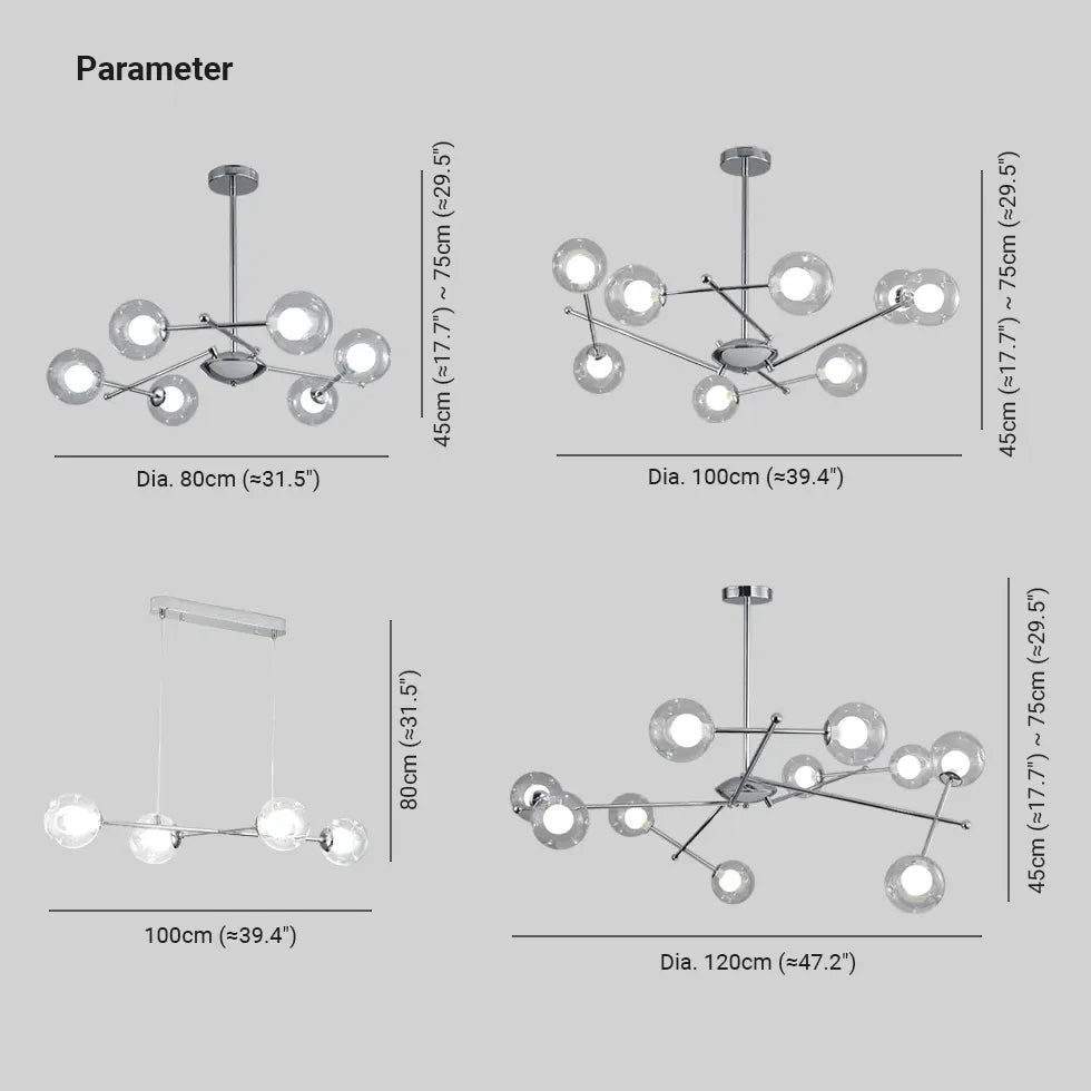 Modern Pendelleuchte Glas im Bauhaus Stil - Clowas.de