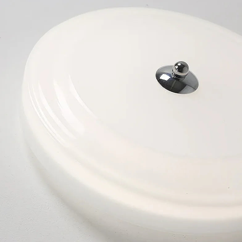 Moderne Deckenleuchte dimmbar im Bauhaus Creme-Stil - Clowas.de