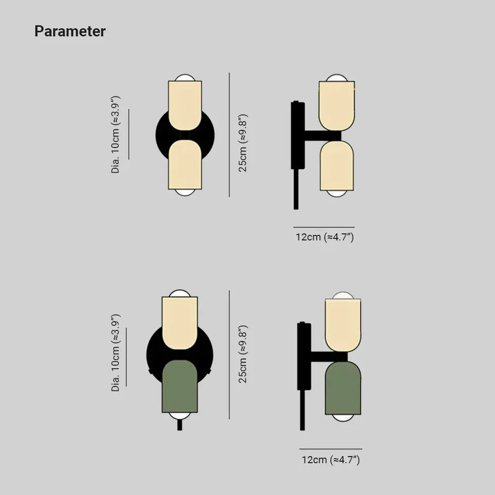 Up Down Leuchte im bunten modernen Design - Clowas.de