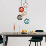 glas pendelleuchte bunt Nordisch Modern Eleganz Design - Clowas.de