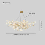 Kronleuchter Große Moderne Keramik Ginkgoblätter