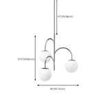 Moderne Hängelampe Schlafzimmer nordischer Stil mit Glas - Clowas.de