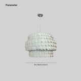 Moderne Hängeleuchte Esstisch Fischschuppen Weiß Simplistisch - Clowas.de