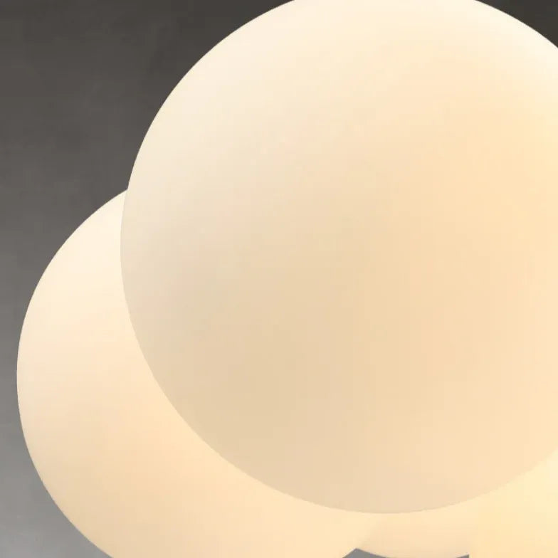 Moderne Kronleuchter Wohnzimmer in Cremefarbener Französischer Bubble Lampe - Clowas.de