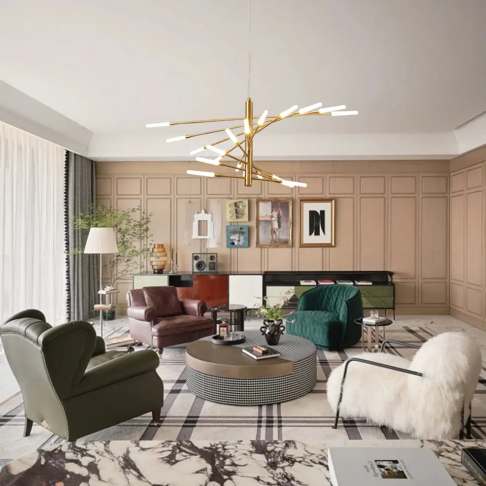 Moderne LED Deckenleuchten Wohnzimmer im nordischen Stil - Clowas.de