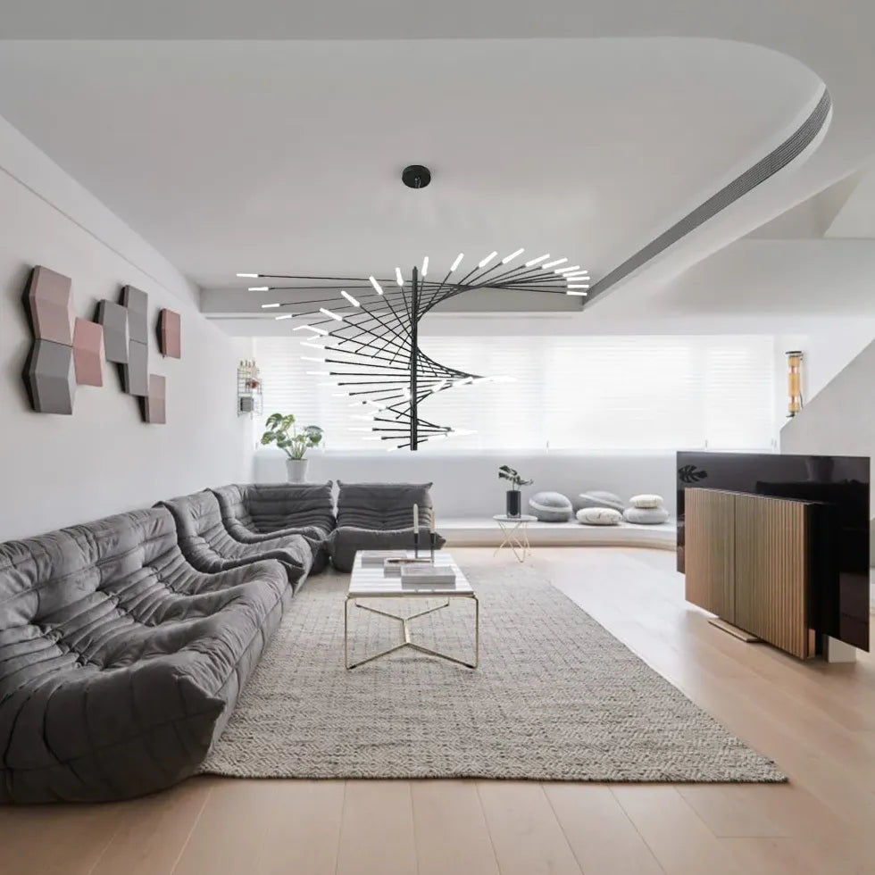 Moderne LED Deckenleuchten Wohnzimmer im nordischen Stil - Clowas.de