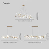 Moderne Pendelleuchte Küche Silber Ginkgo Nordisch - Clowas.de