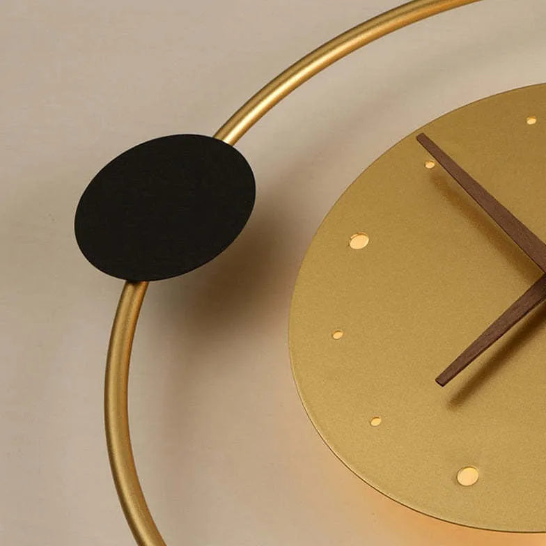 Moderne Wandleuchten Flur skandinavische runde Wanduhr - Clowas.de