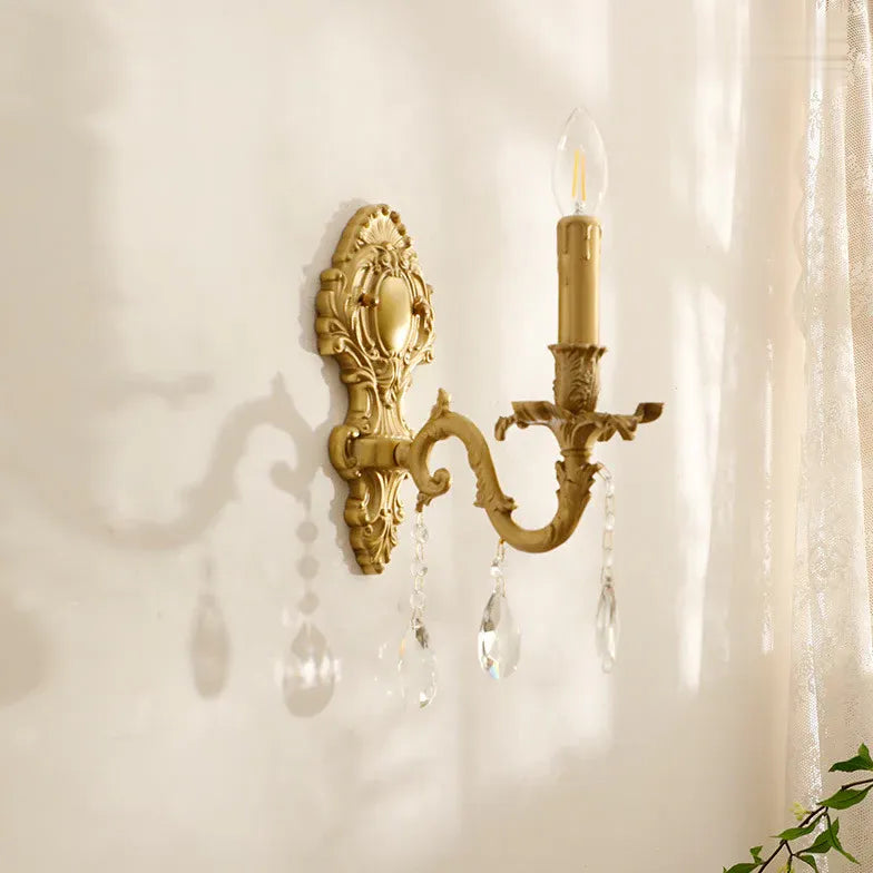 Moderne Wandleuchten für Wohnzimmer mit antikem Kristall-Design - Clowas.de