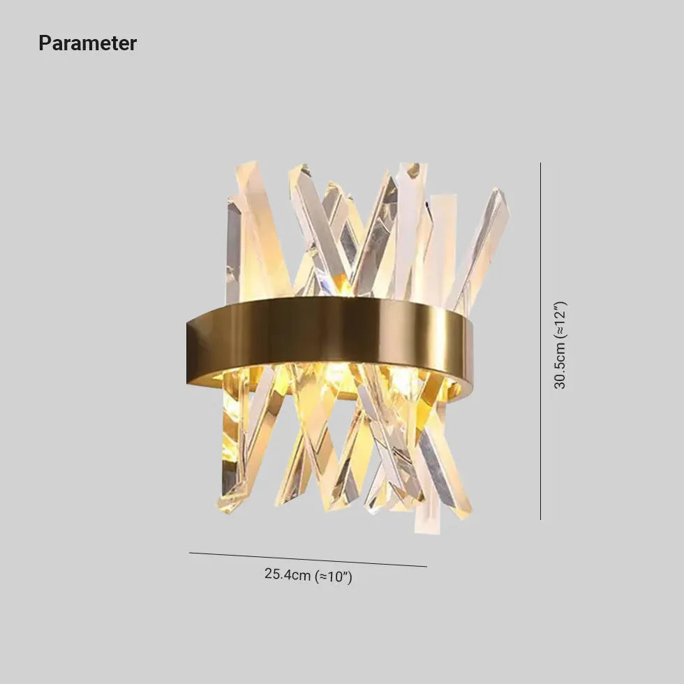 Moderne Wandleuchten Wohnzimmer mit nordischem Kristall Design - Clowas.de