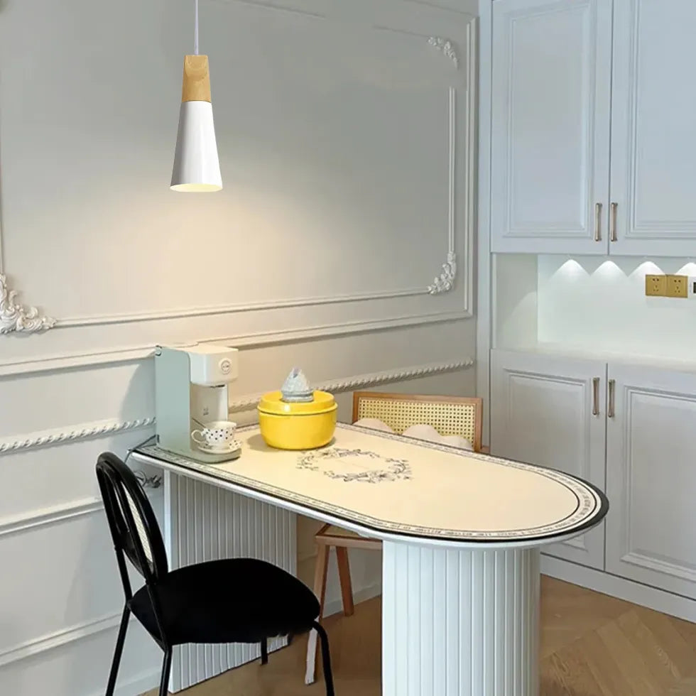 Pendelleuchte einzeln höhenverstellbar nordisch modern Holz - Clowas.de