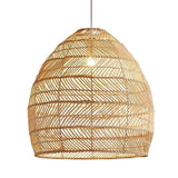 muto hölzerne vogelkäfige bambus rattan boho lampe pendelleuchte - Clowas.de