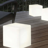 Outdoor Stehlampe weiß minimalistisches Quadrat Design - Clowas.de