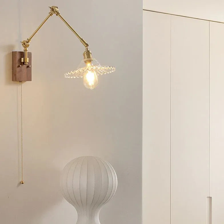 Wandleuchte mit beweglichem Arm modern und schlicht - Clowas.de