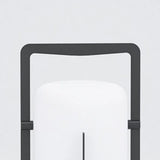 Stehlampe Outdoor Weiss schlichte wiederaufladbare Beleuchtung - Clowas.de