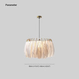 Pendelleuchte aus Federn im französischen kreativen Luxus - Clowas.de