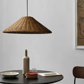 Pendelleuchte Bambus Rattan ländlicher einfacher Esszimmer - Clowas.de