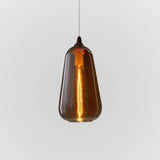 braune pendelleuchte im modernen skandinavischen stil - Clowas.de