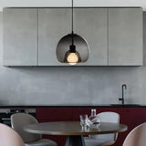 Pendelleuchte Bernstein Glas modernes Design Einfache Einzelkopf - Clowas.de