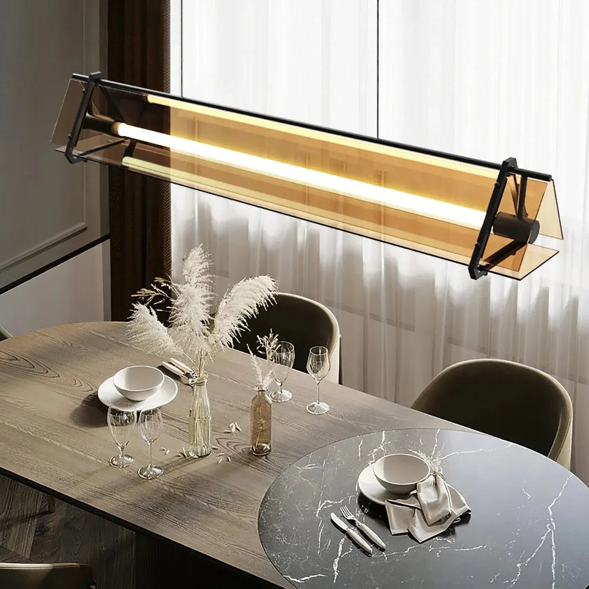 Pendelleuchte Braun Modernes Minimalistisches Acryl Design - Clowas.de