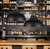 Pendelleuchte einzeln schwarz industrielle Metall Eisenkunst - Clowas.de