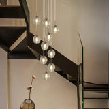 Pendelleuchte Flur Treppenhaus moderne elegante Glasdesign - Clowas.de